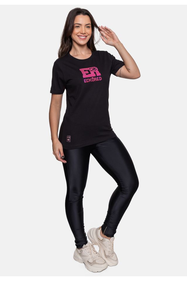 Camiseta Ecko Feminina Pearl Preta