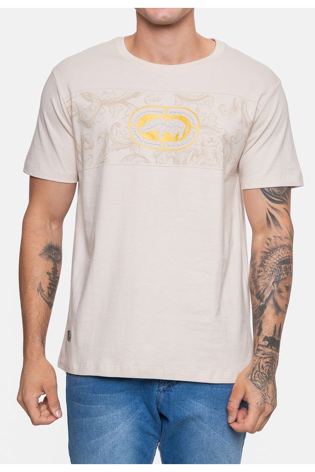 Camiseta Ecko Masculina Areia