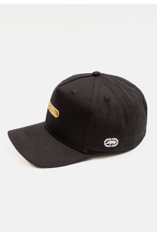 Boné Ecko Strapback Aba Curva Preto