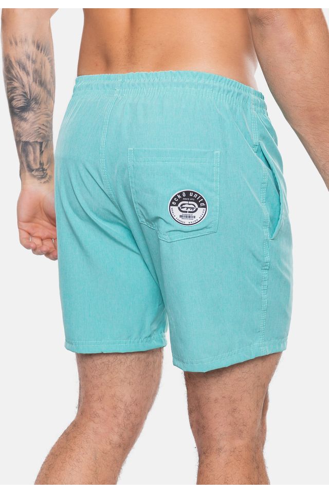 Shorts Ecko Fashion Basic Ticle Verde Tiffany Mescla