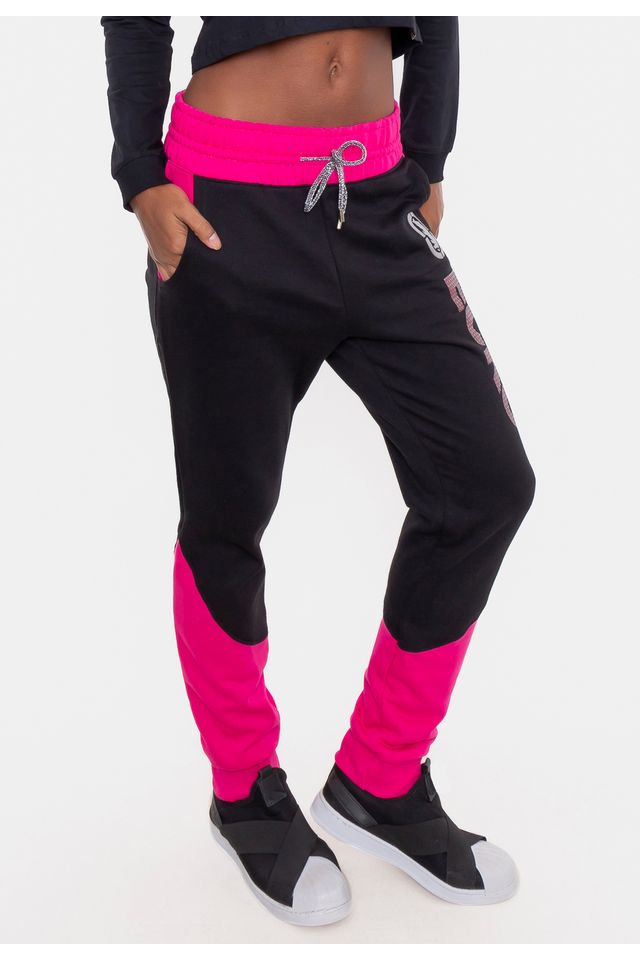 Calça Ecko Feminina Moletom Rosa