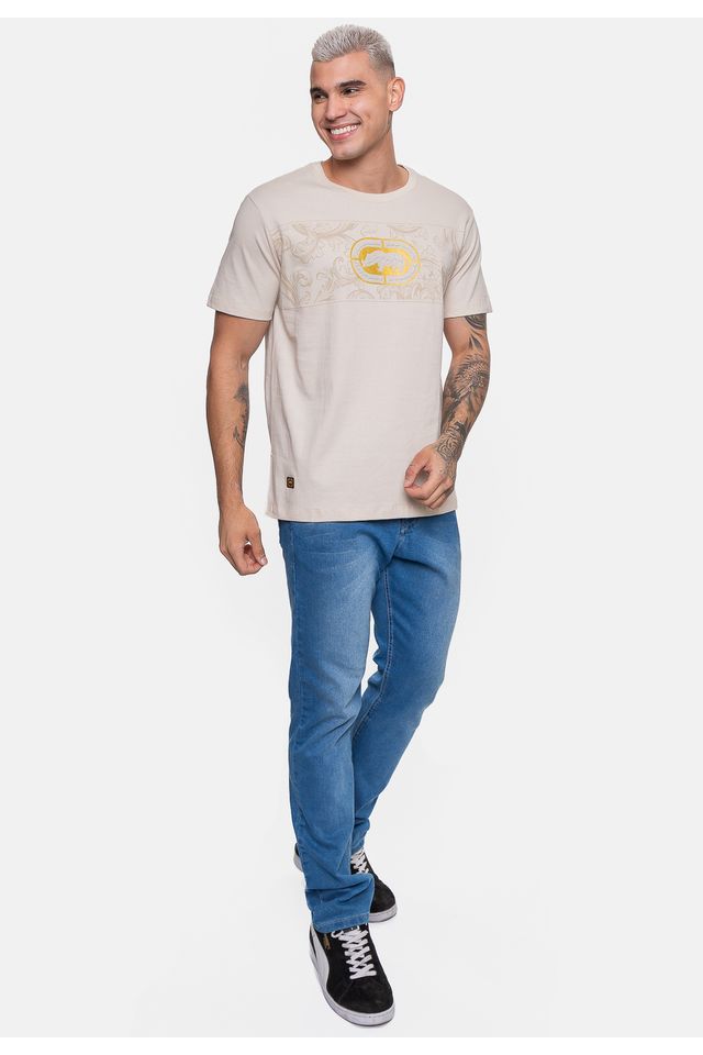 Camiseta Ecko Masculina Areia