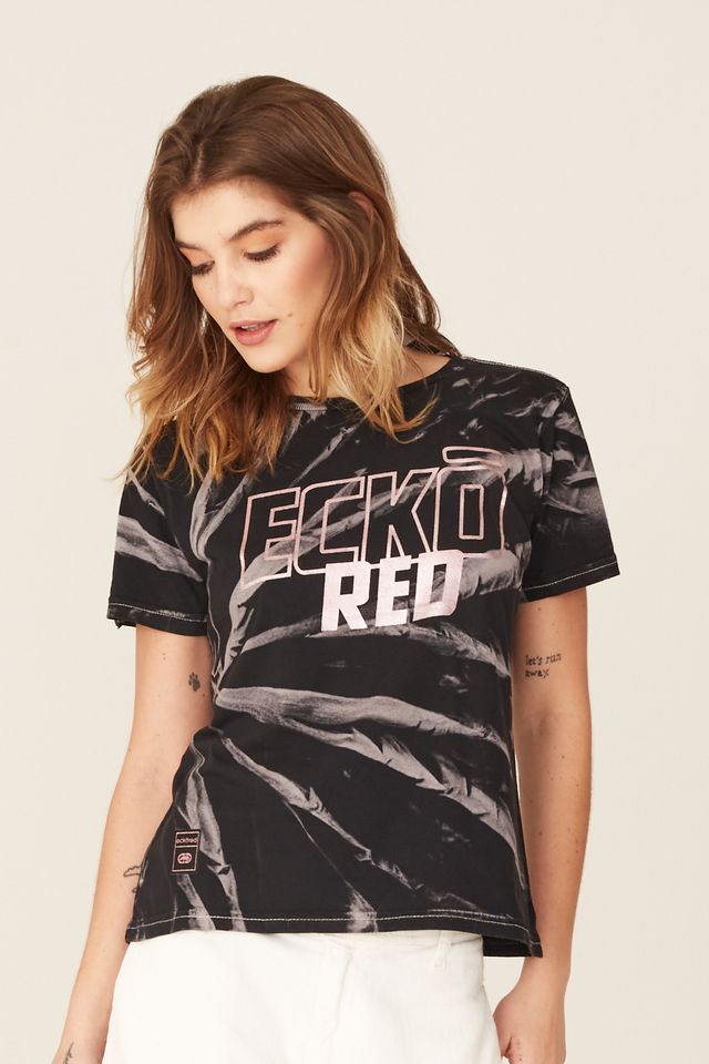 Camiseta Ecko Feminina Especial Preta