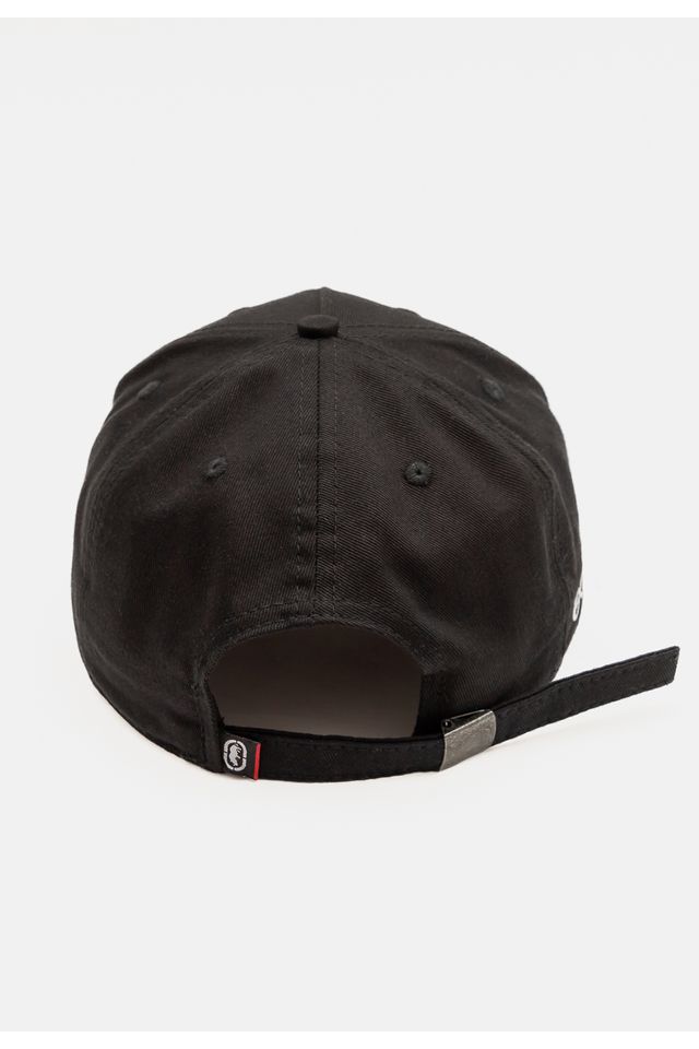 Boné Ecko Strapback Aba Curva Preto