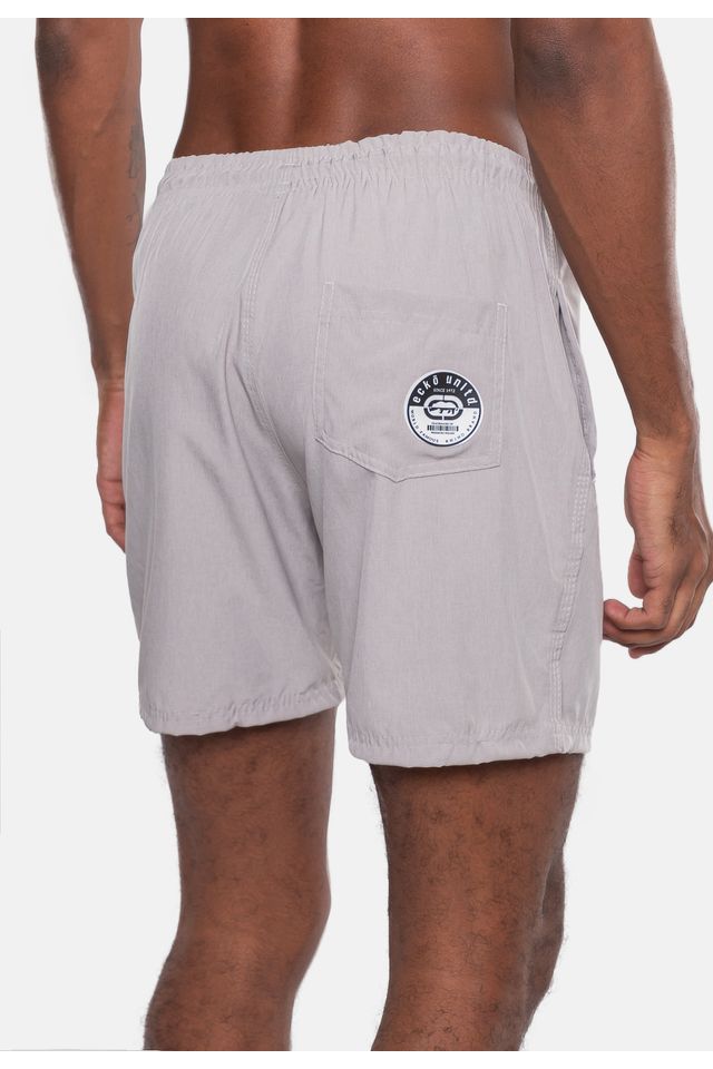 Shorts Ecko Elástico Cinza Mescla