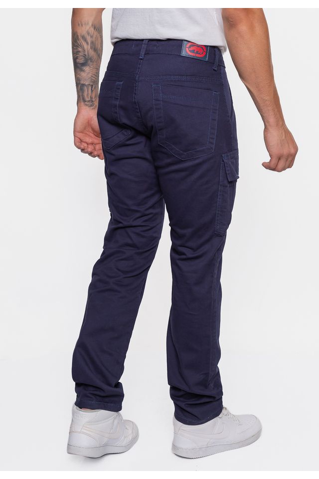 Calça Ecko Cargo Azul Marinho