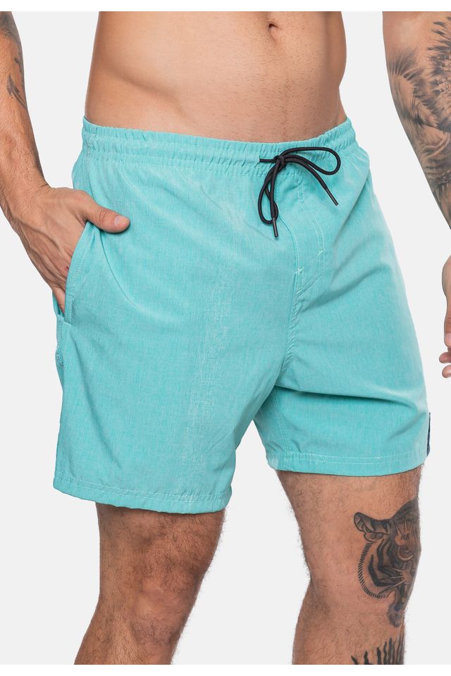 Shorts Ecko Fashion Basic Ticle Verde Tiffany Mescla