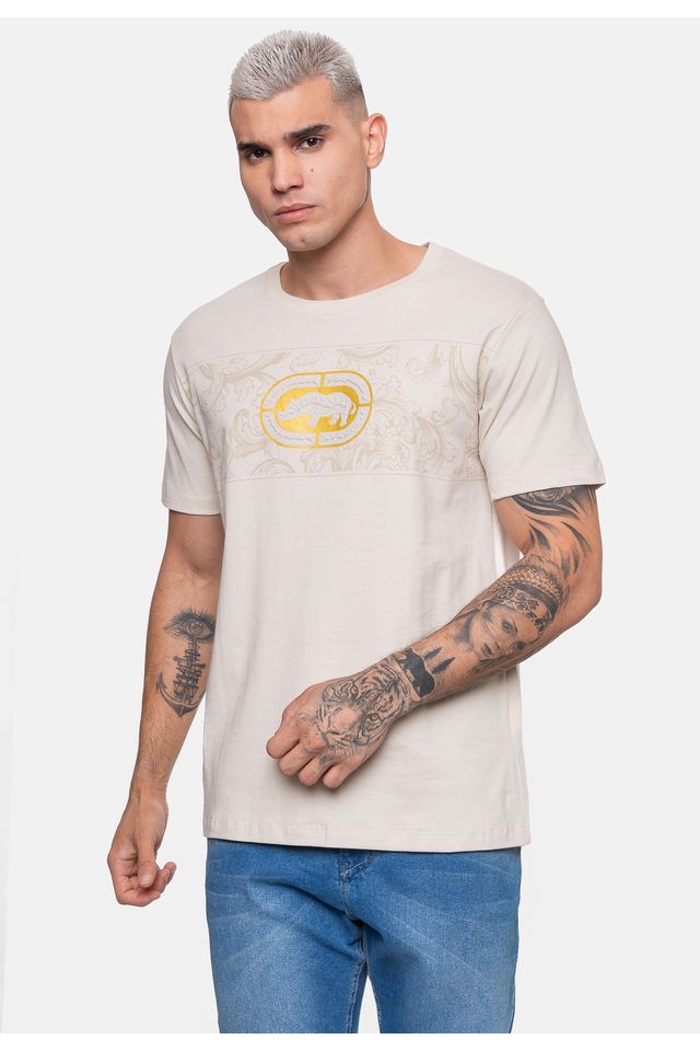 Camiseta Ecko Masculina Areia